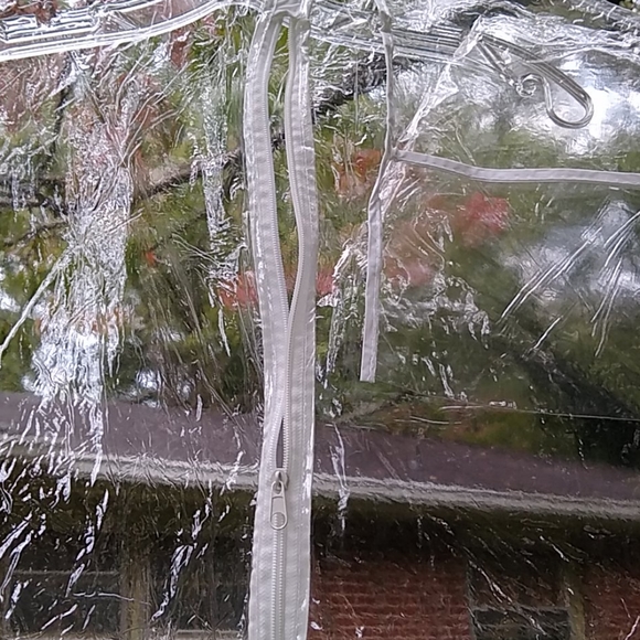 Heavy Plastic Clear Long Garment Bags - Picture 2 of 2